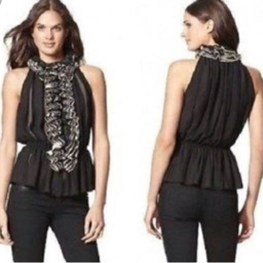 Robert Rodriguez Neiman Marcus Ruffled Top